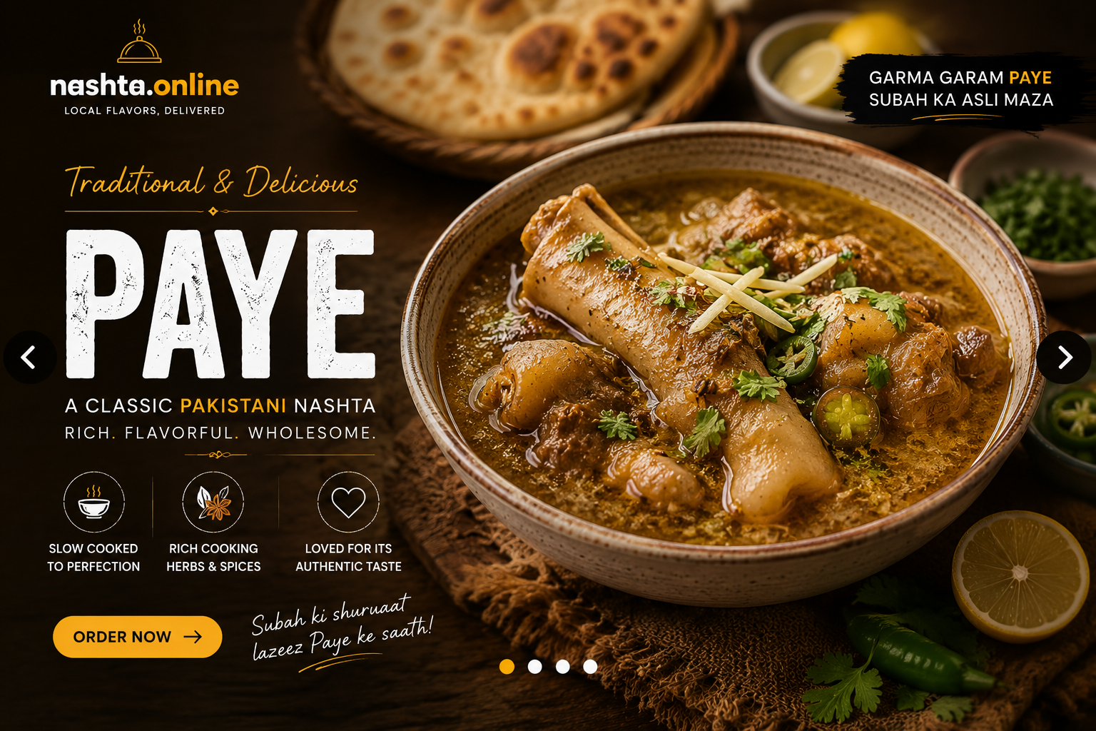 Rich paye stew for a comforting breakfast